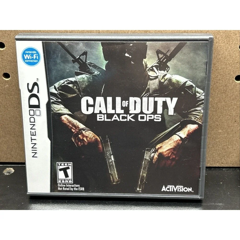 Call of Duty Black Ops (Nintendo DS, 2010) No Game - Case, Artwork & Manual